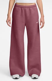 Nike Studio Fleece Wide Leg Sweatpants