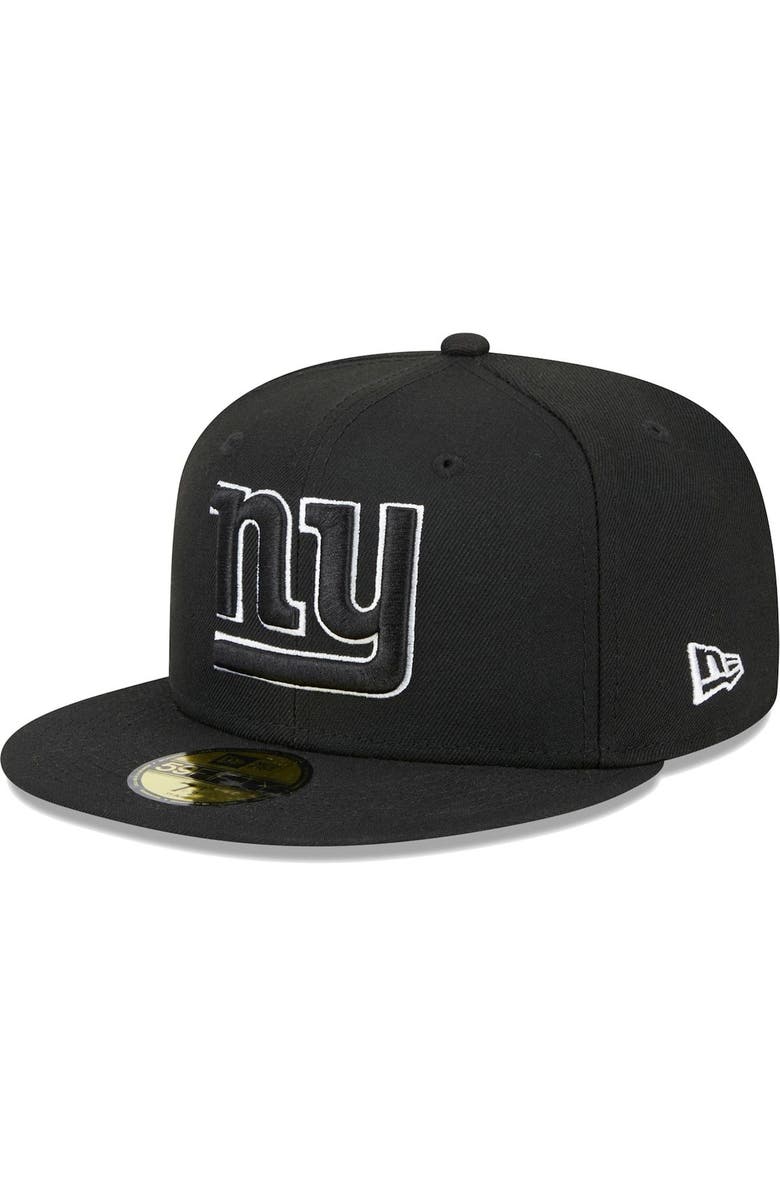 New Era Men's New Era Black New York Giants Super Bowl XLII Side Patch 59FIFTY Fitted Hat, Alternate, color,