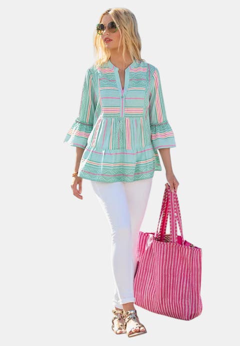 Bell Sleeve Tunic (Plus)