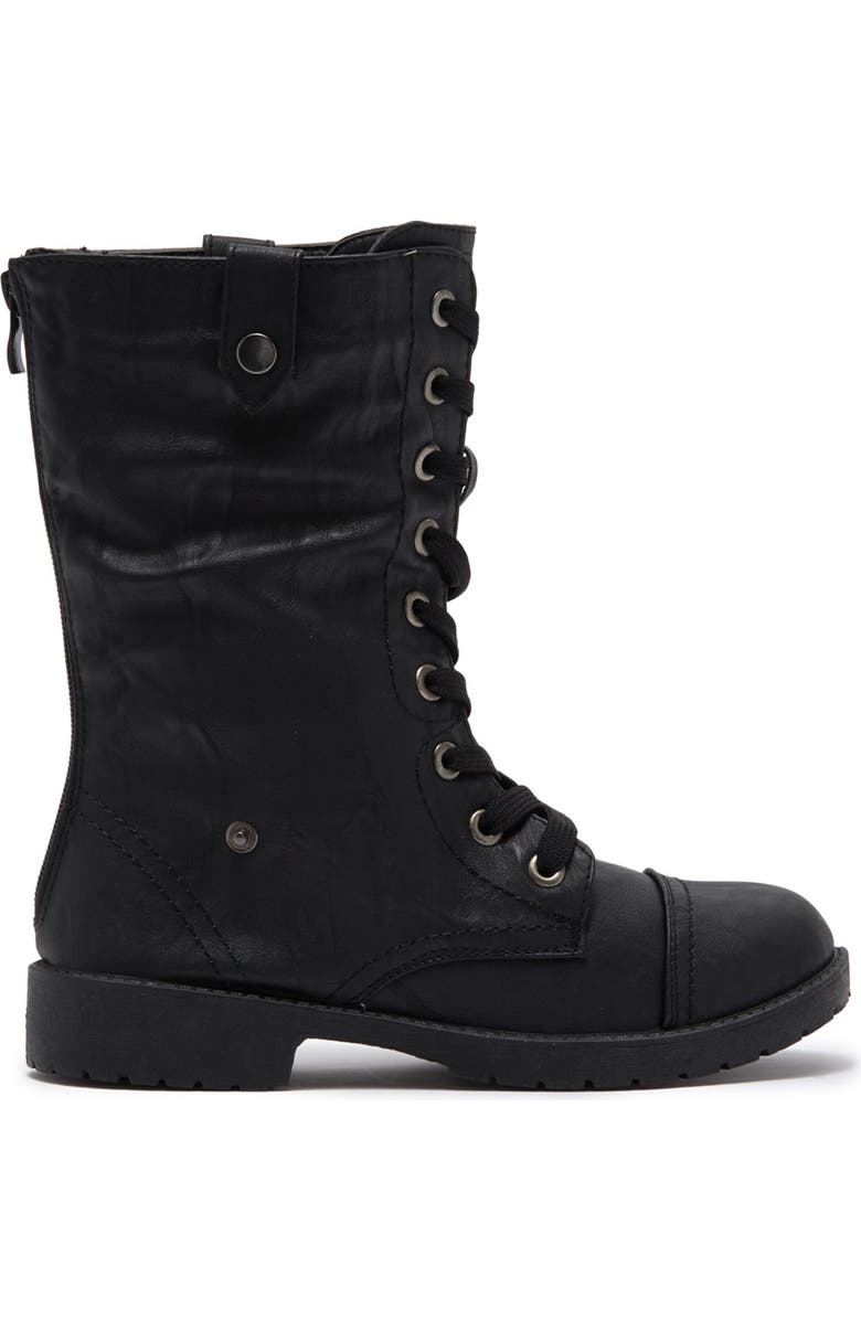WANTED FOOTWEAR Combat Boot With Fold Down Side, Alternate, color,