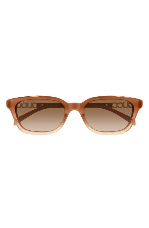 GG2208S 53mm Gradient Rectangular Sunglasses
