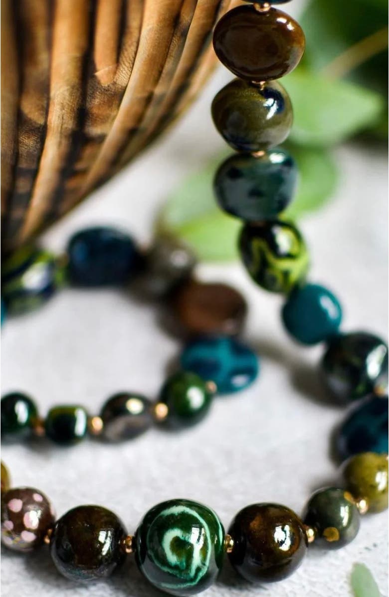 Kazuri Tsavo Collection - Kilimanjaro Necklace - 30'', Alternate, color, Multi