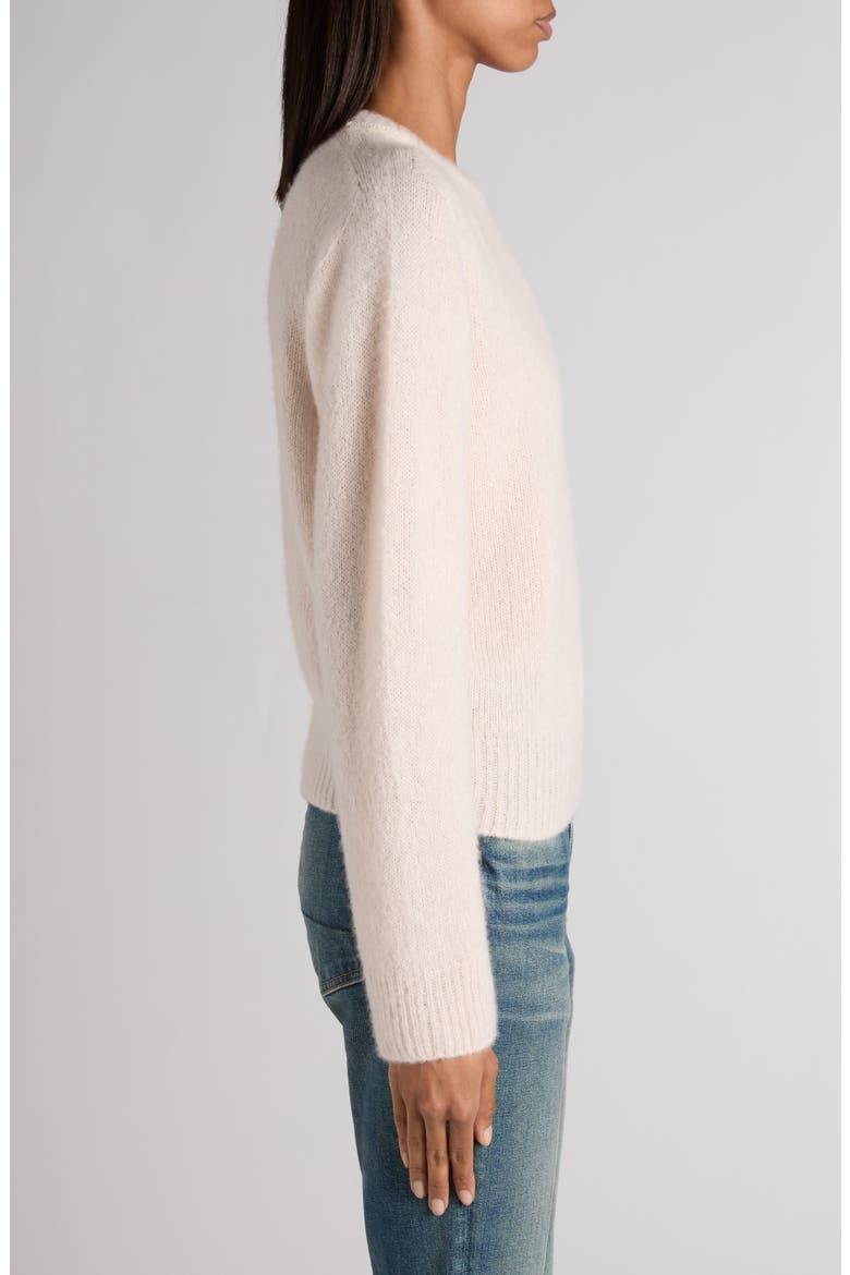 Cashmere & Silk Blend Crewneck Sweater, Alternate, color, PINK BEIGE
