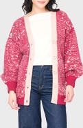 GIBSONLOOK Friday Colorblock Sequin Cardigan