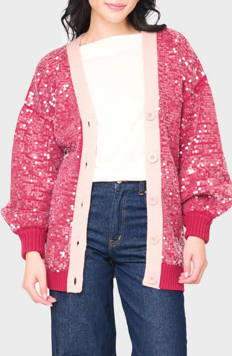 Friday Colorblock Sequin Cardigan