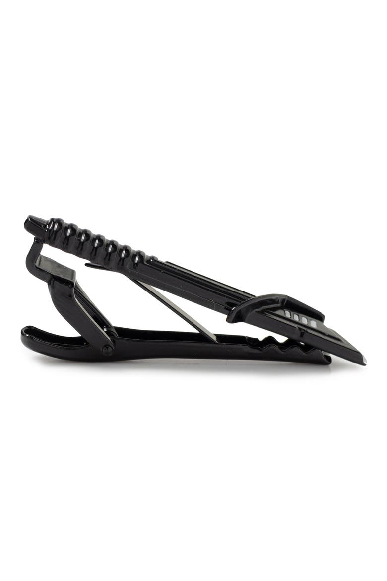 Star Wars Darksaber Tie Clip, Alternate, color, BLACK