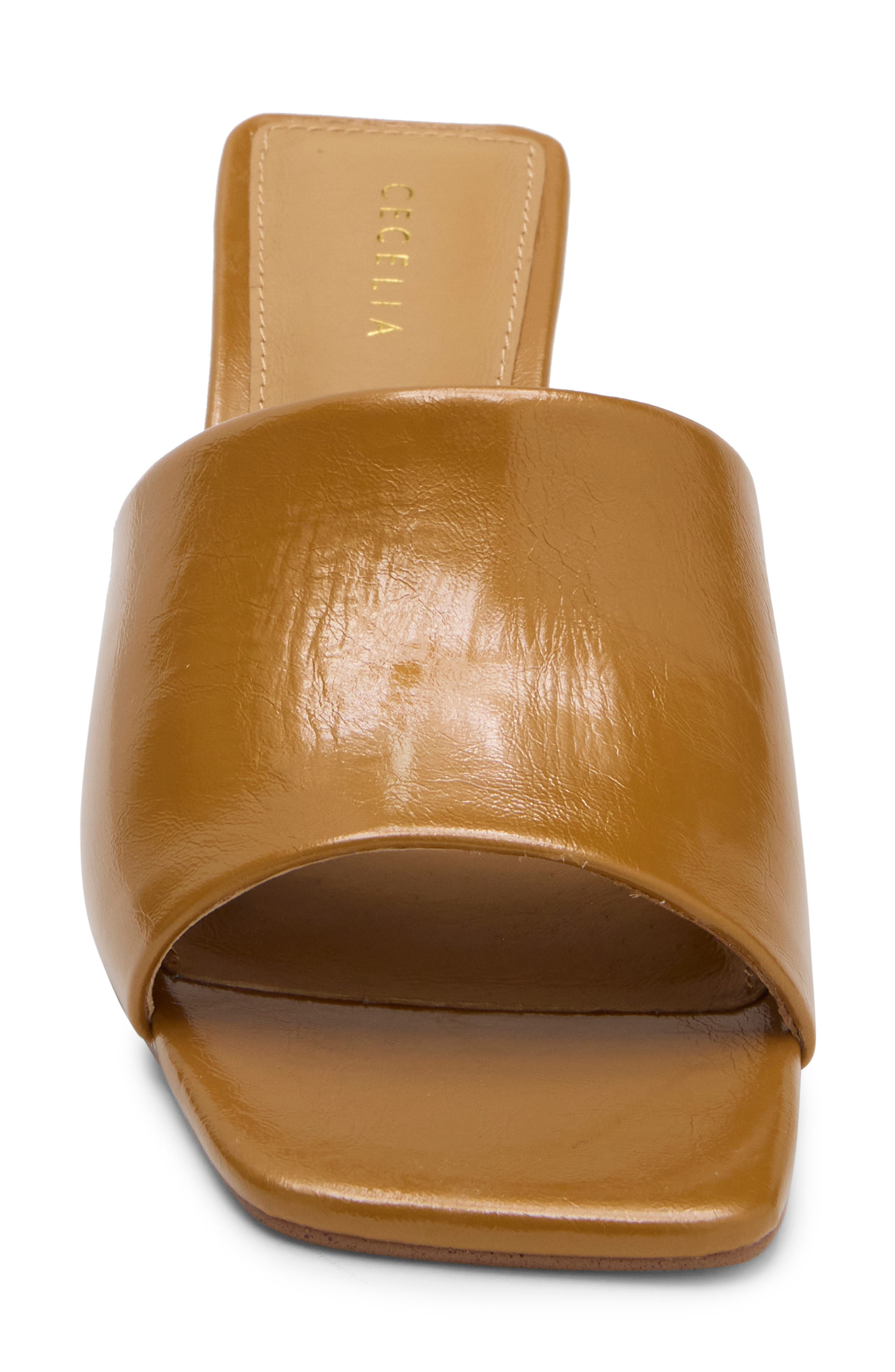 Bradley Slide Sandal, Alternate, color, BRONZE WRINKLE LEATHER