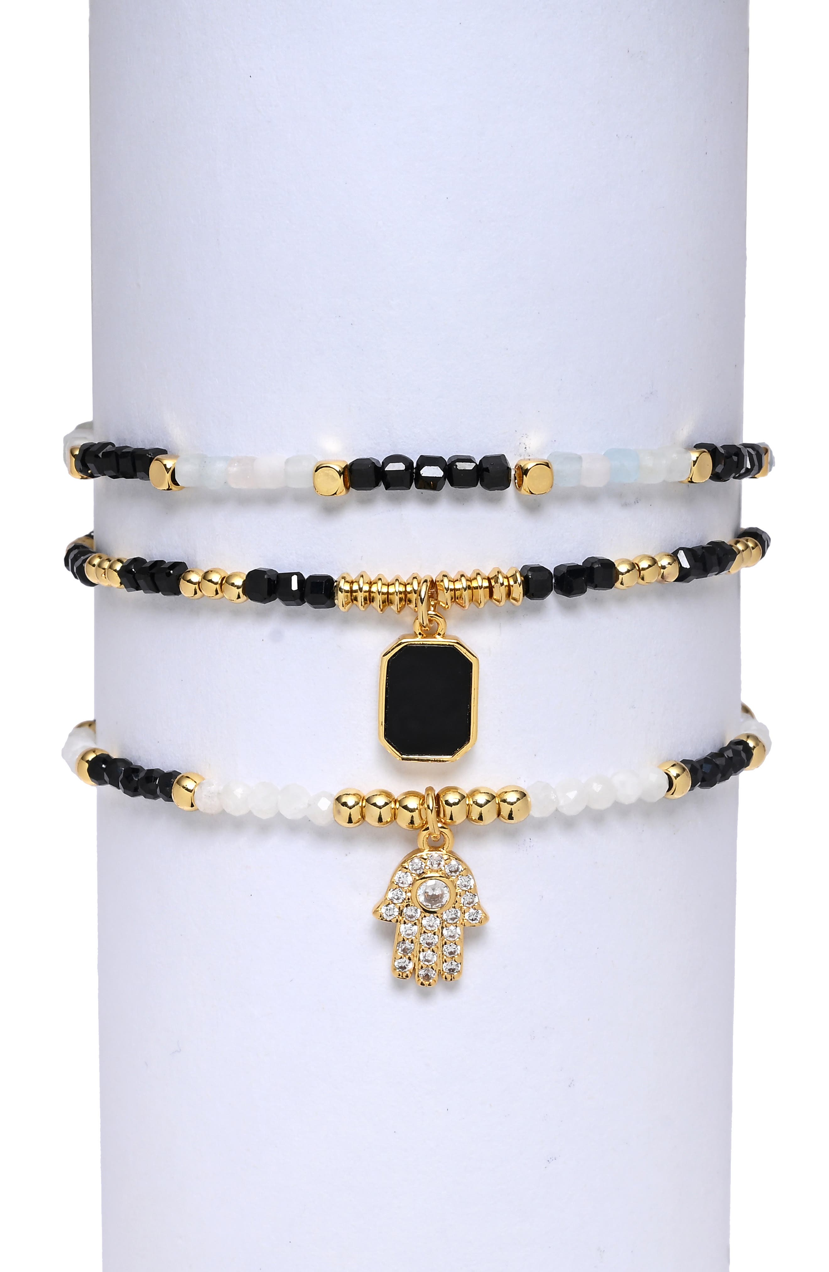 Set of 3 Beaded Bracelets