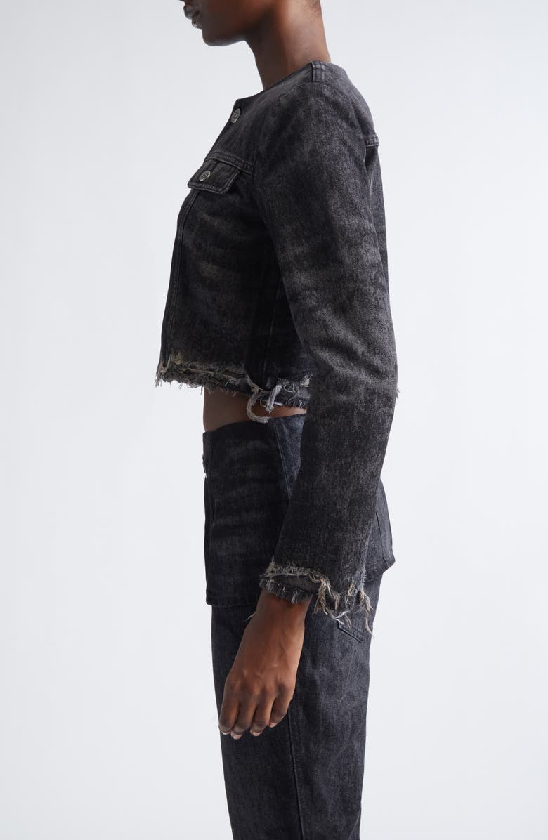 DIESEL<sup>®</sup> De-Graffy-Fsh Denim Jacket, Alternate, color, Black/Denim