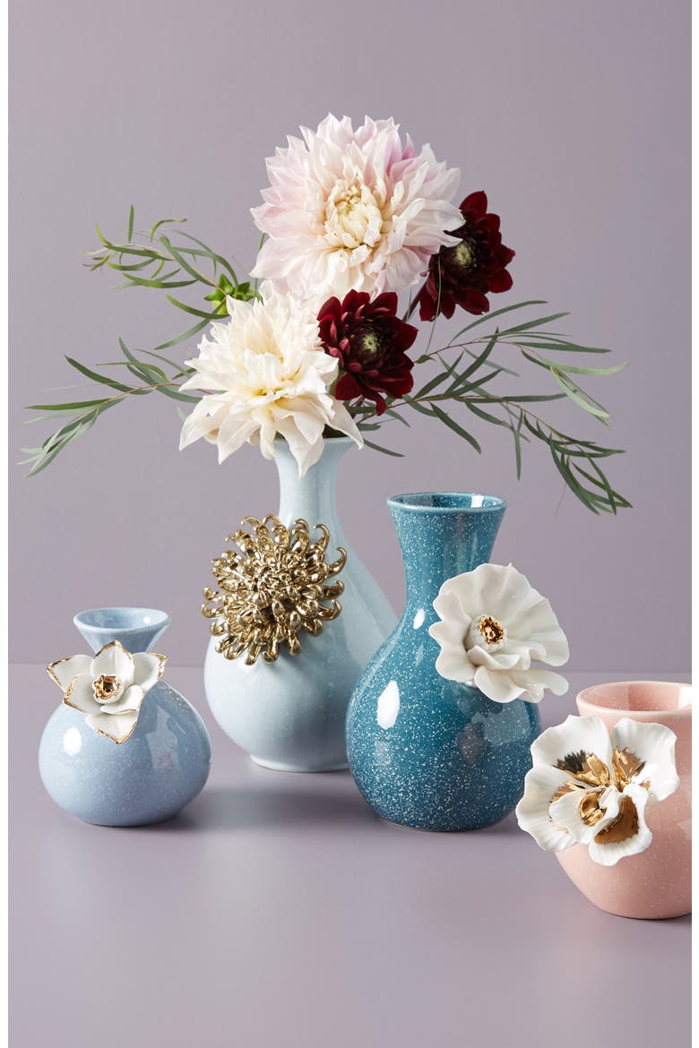 Anthropologie Bloom Vase, Alternate, color, BLUE