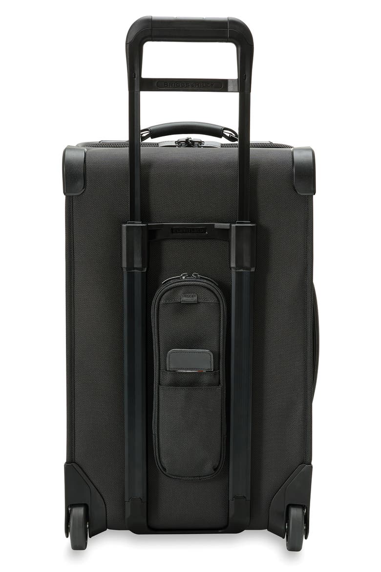Baseline Upright Wheeled Carry-On Garment Bag, Alternate, color, BLACK