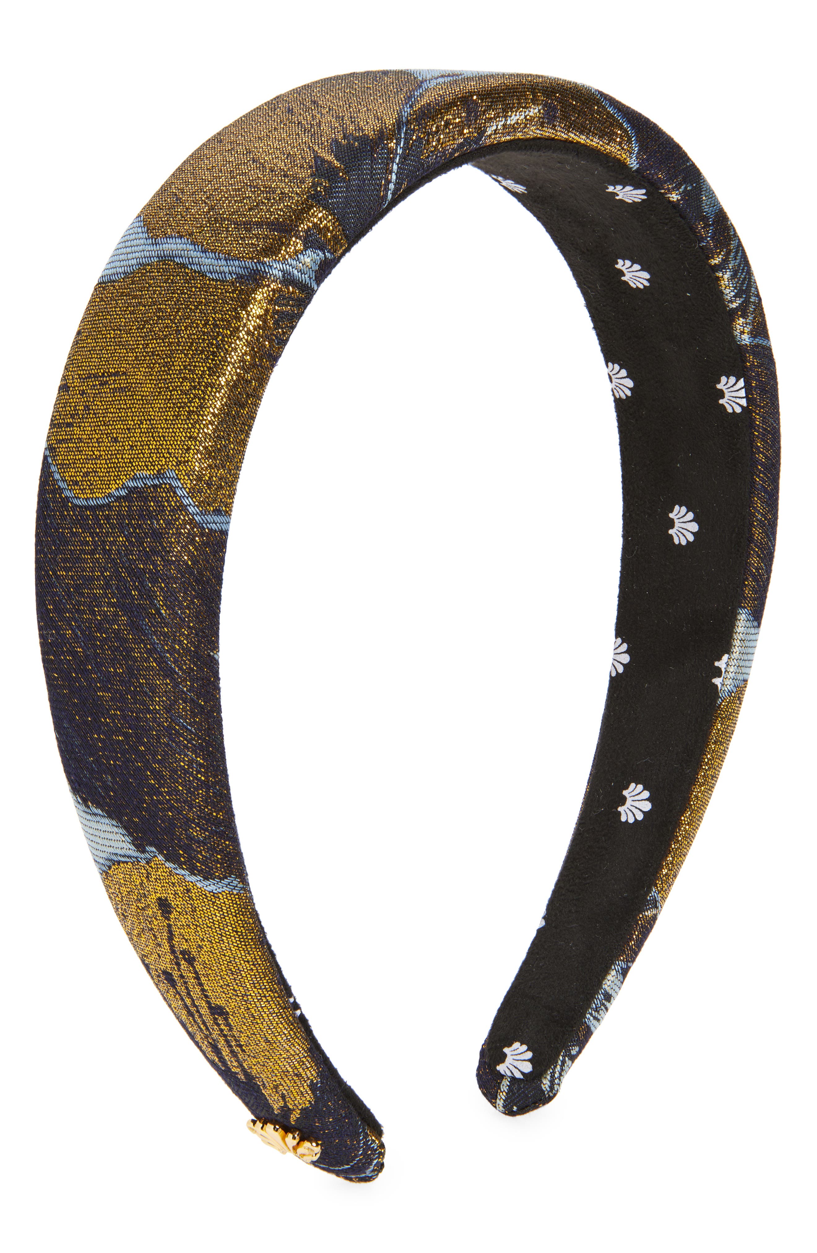 Lele Sadoughi Alice Floral Headband in French Blue 