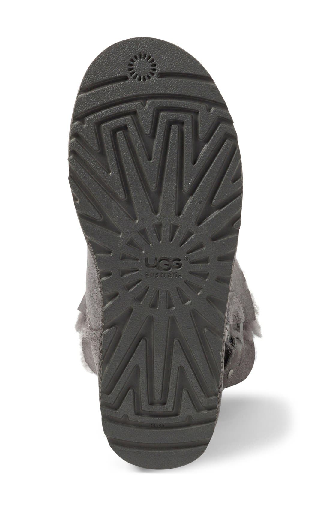 Nash Genuine Shearling Boot, Alternate, color, GREY SUEDE