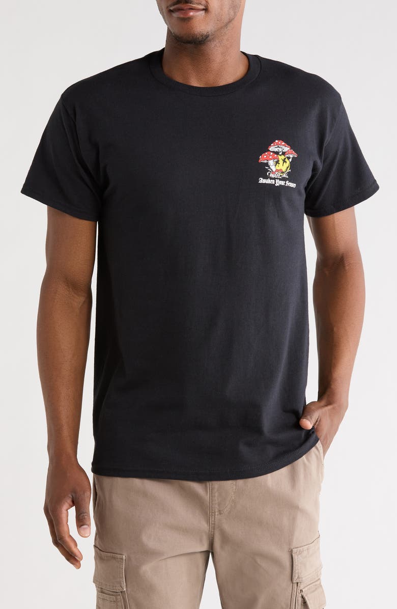 RETROFIT Lucid Dreams Graphic T-Shirt, Main, color, Black