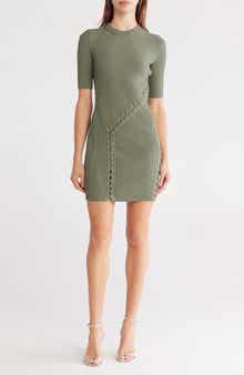 Simkhai Gilly Lace-Up Minidress