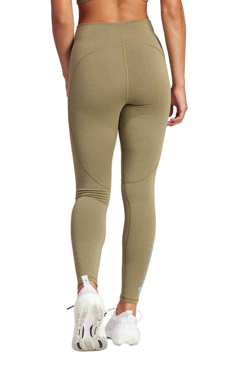 adidas by Stella McCartney Truestrength Yoga 7/8 Leggings, Alternate, color, 