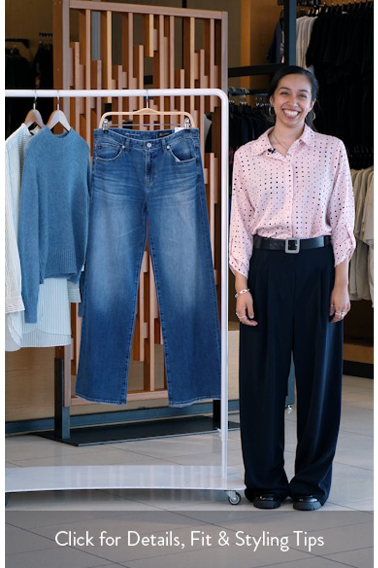 Adria Low Rise Baggy Wide Leg Jeans video