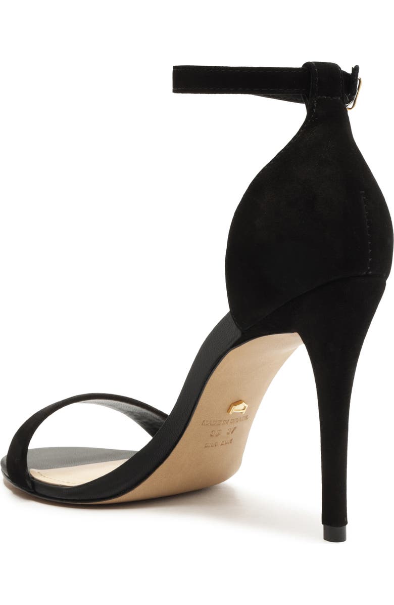 Arezzo Isabelli Ankle Strap Sandal, Alternate, color, Black