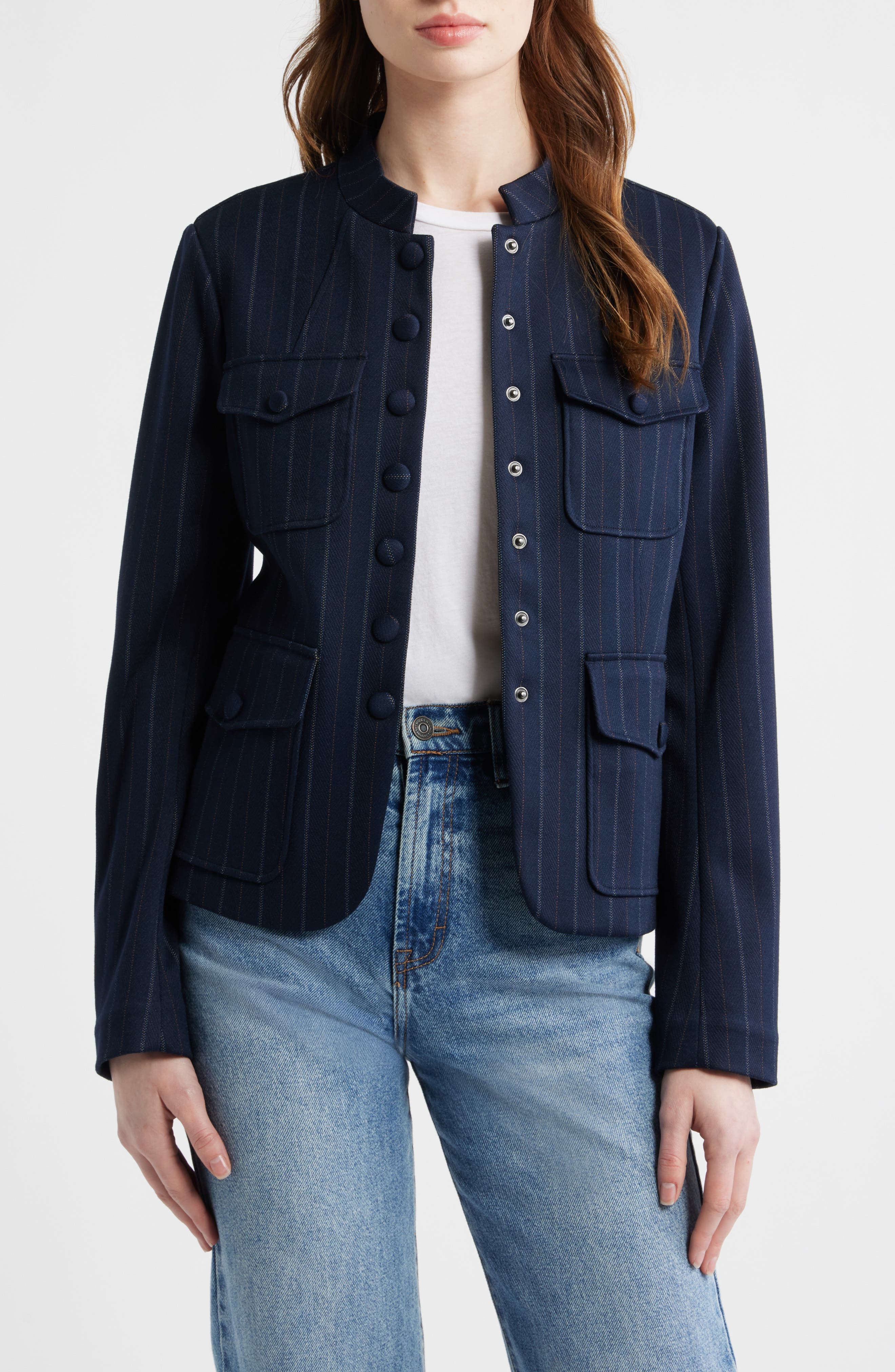 Rag & Bone Marlowe Ponte Knit Blazer In Multi