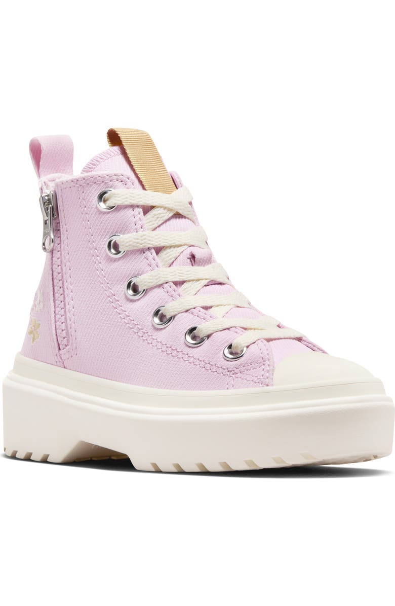 Converse Kids' Chuck Taylor<sup>®</sup> All Star<sup>®</sup> Lugged High Top Sneaker, Alternate, color,
