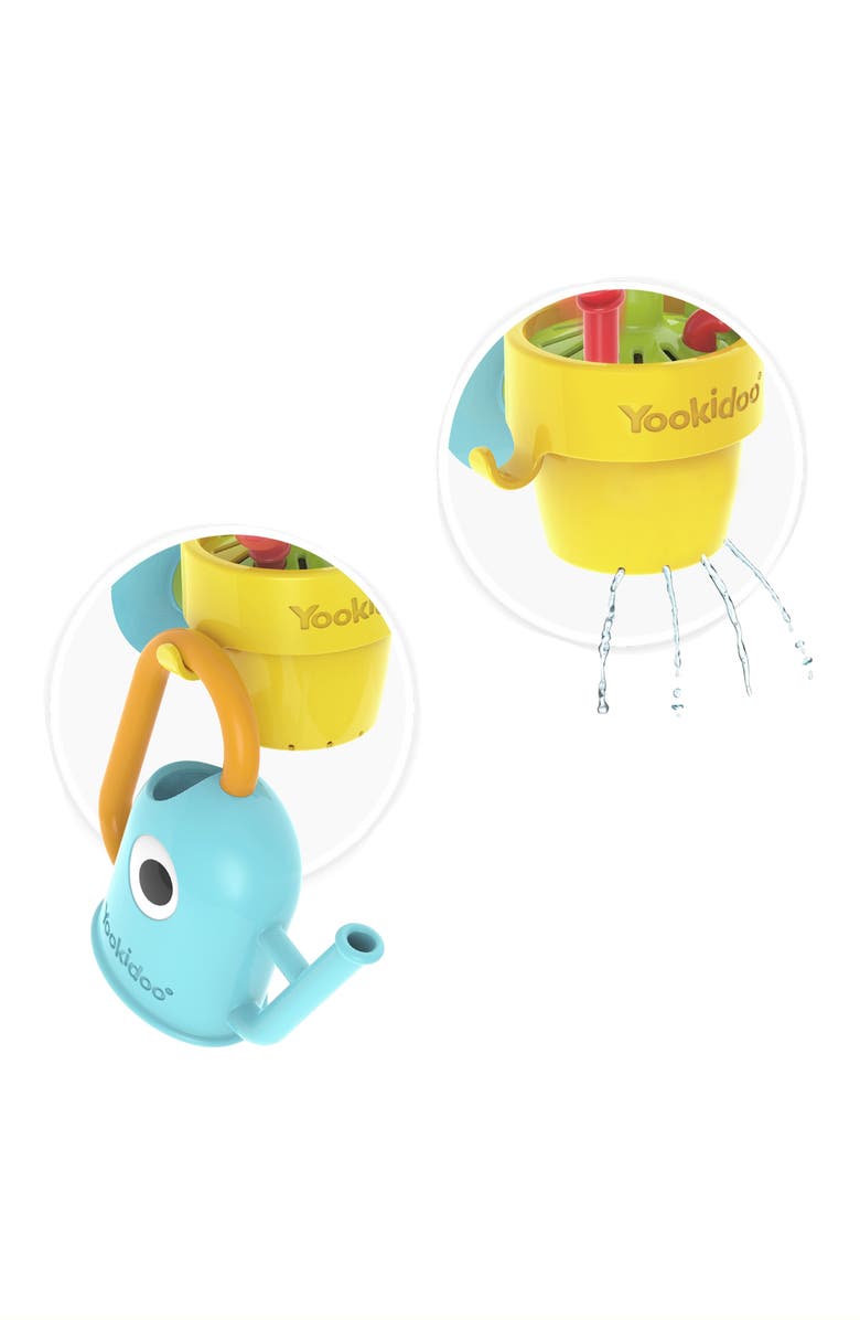 Yookidoo Peek-A-Bee Tub Flower Bath Toy, Alternate, color, Multi
