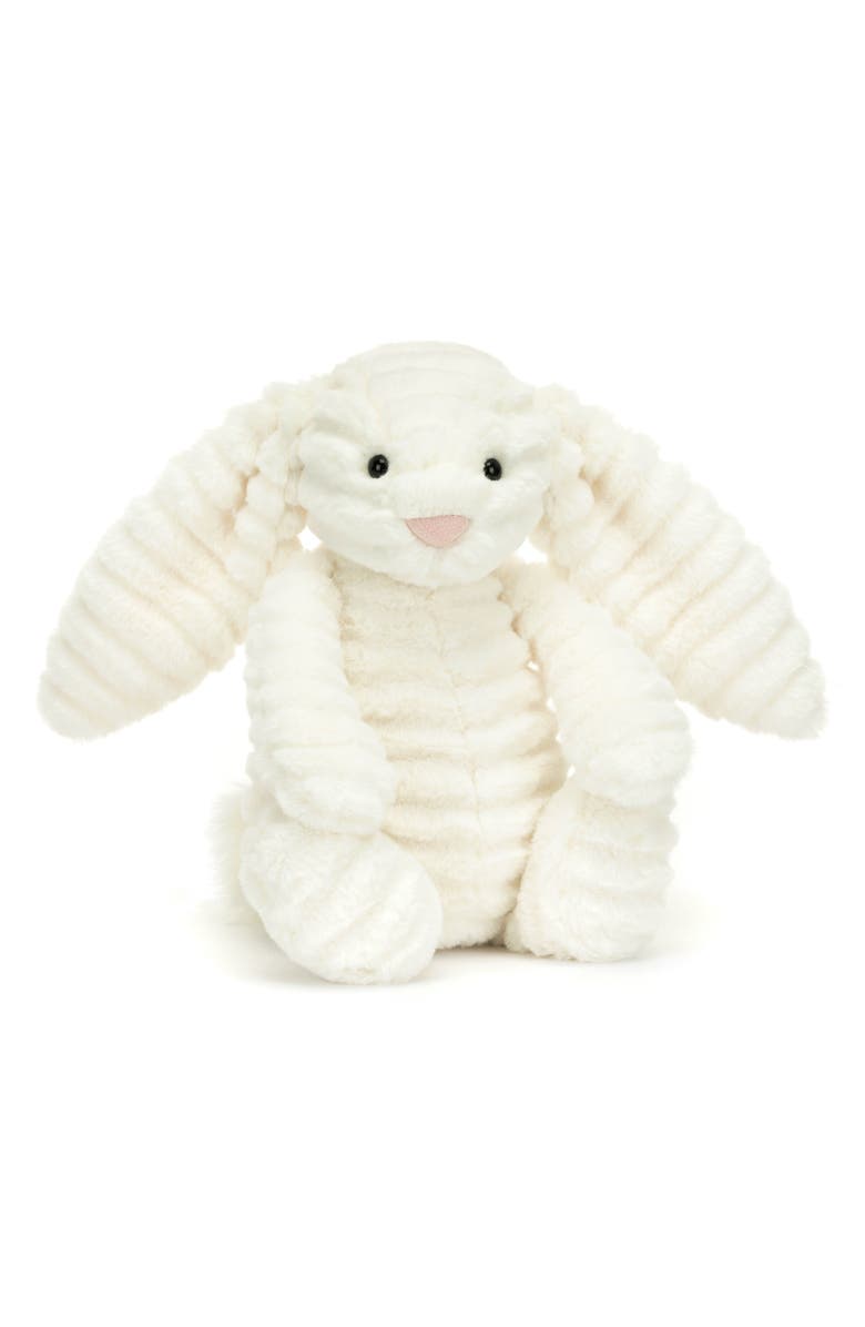 Jellycat Bashful Luxe Nimbus Bunny Stuffed Animal, Main, color, Cream