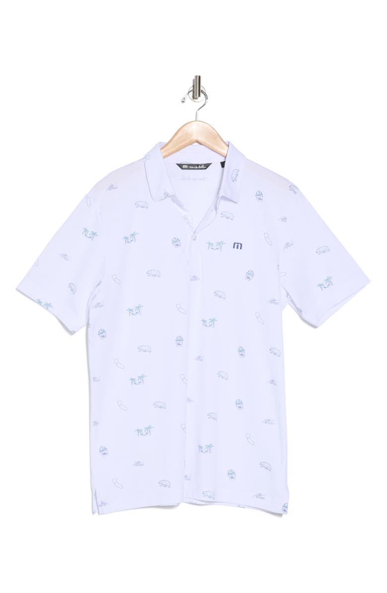 TravisMathew Pacific Shores Polo, Alternate, color, White