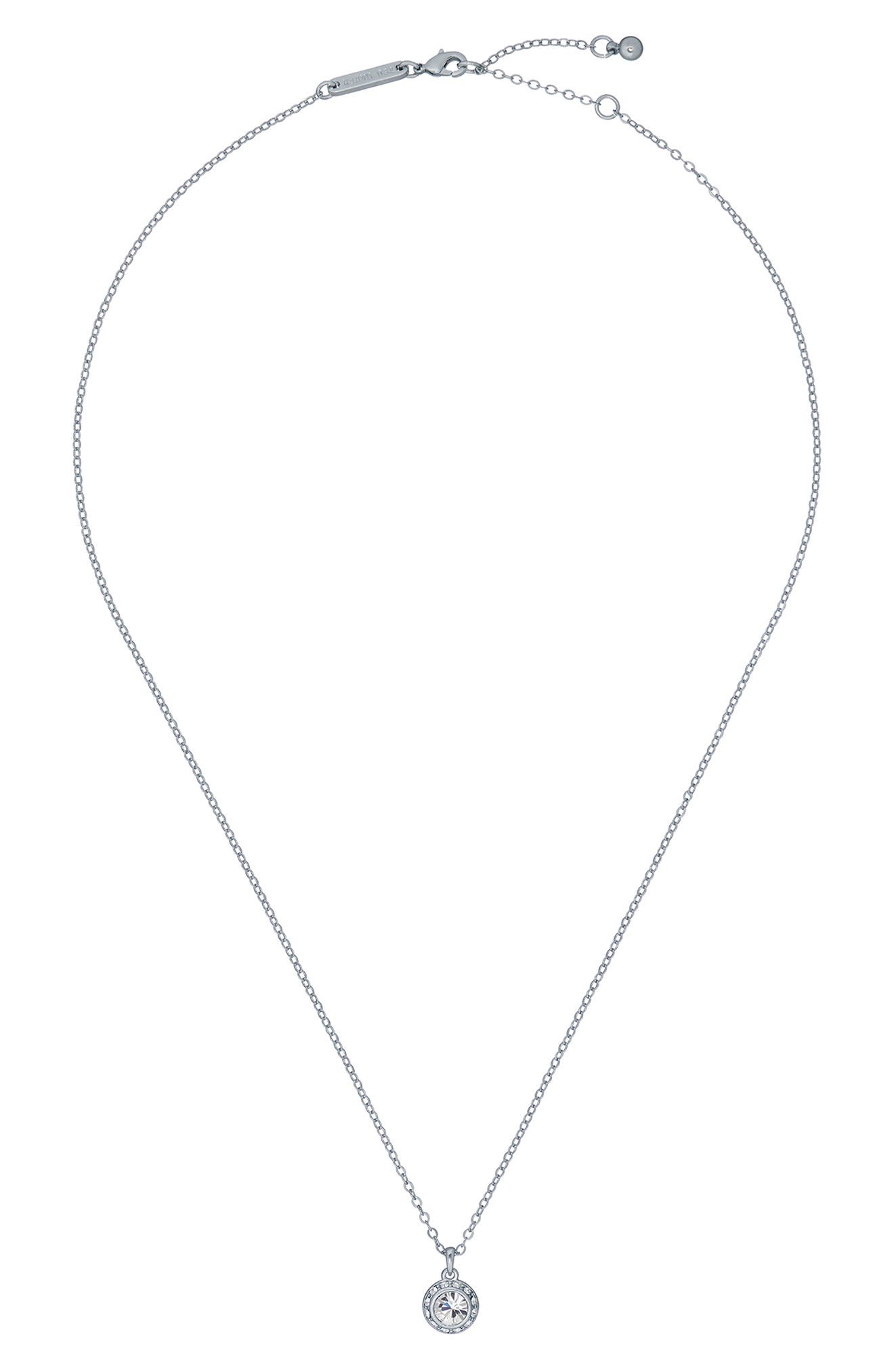 Ted Baker London Soltell Solitaire Sparkle Crystal Collar Para Mujeres