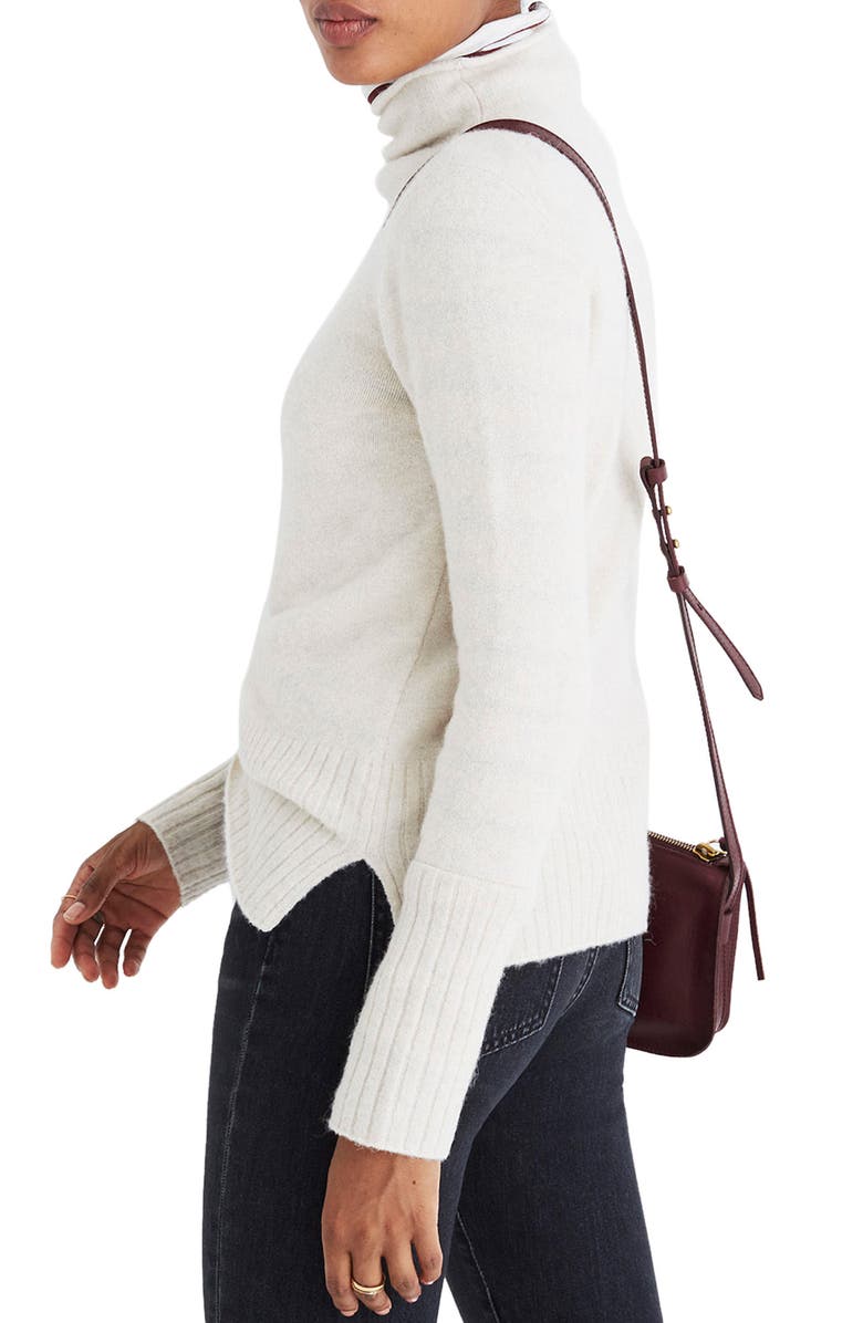 Madewell Inland Rolled Turtleneck Sweater, Alternate, color, 