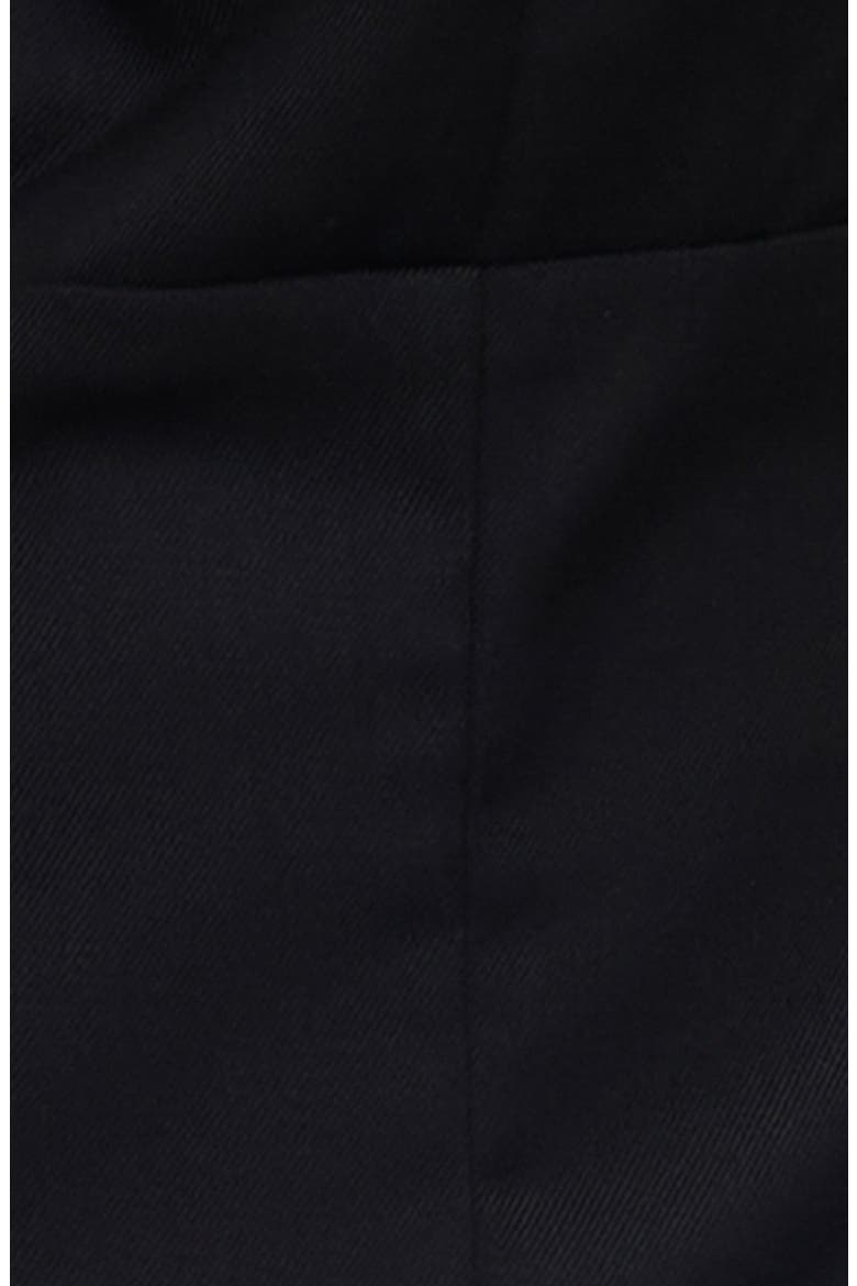 Serene Cutout Crop Shirt, Alternate, color, ONYX