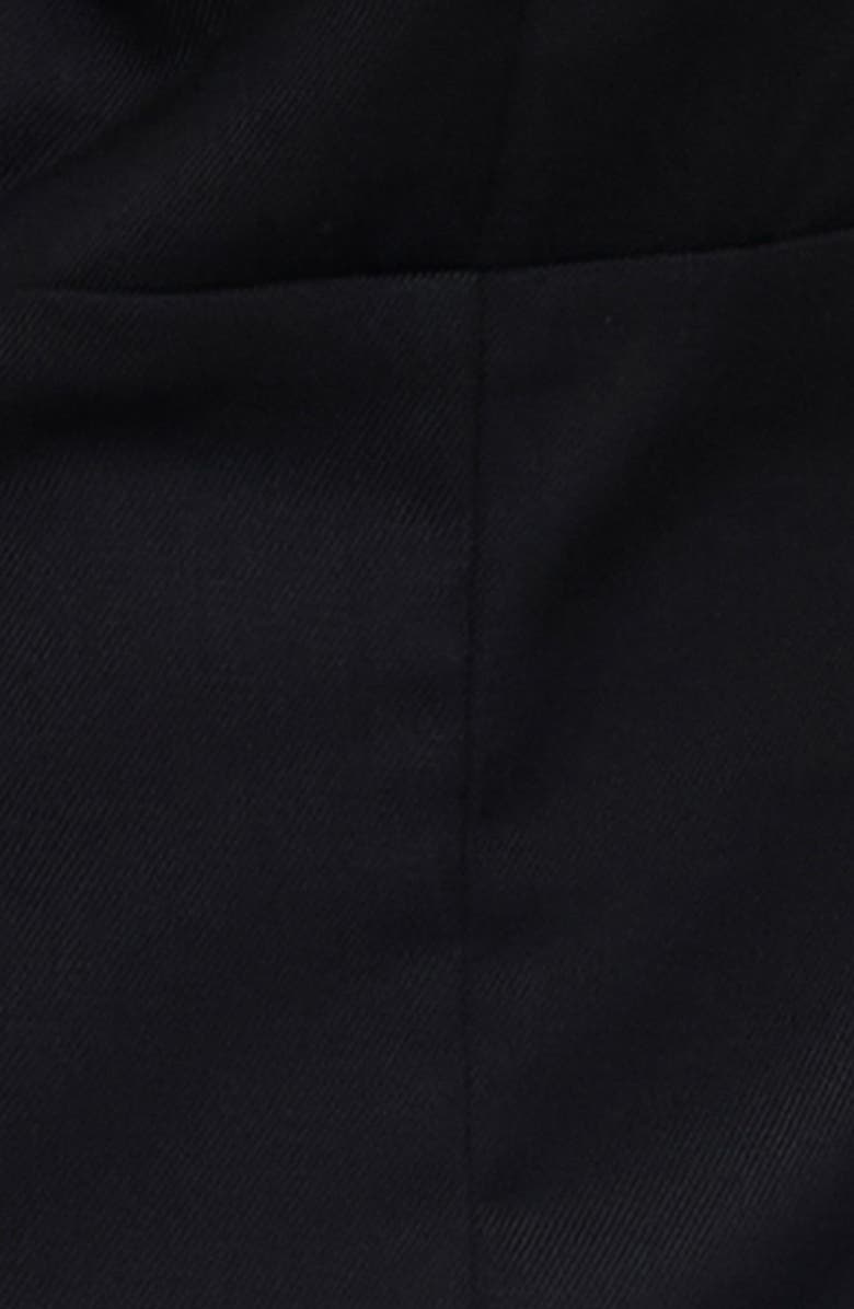 LIONESS Serene Cutout Crop Shirt, Alternate, color, Onyx