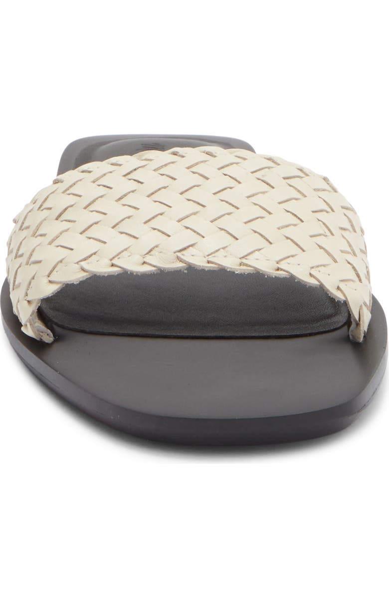 Madewell The Cora Woven Slide Sandal, Alternate, color, Alabaster
