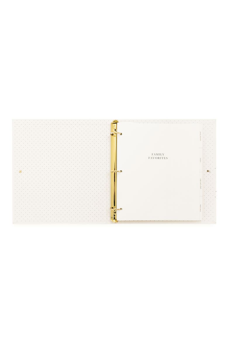 Recipe Binder, Alternate, color, WHITE