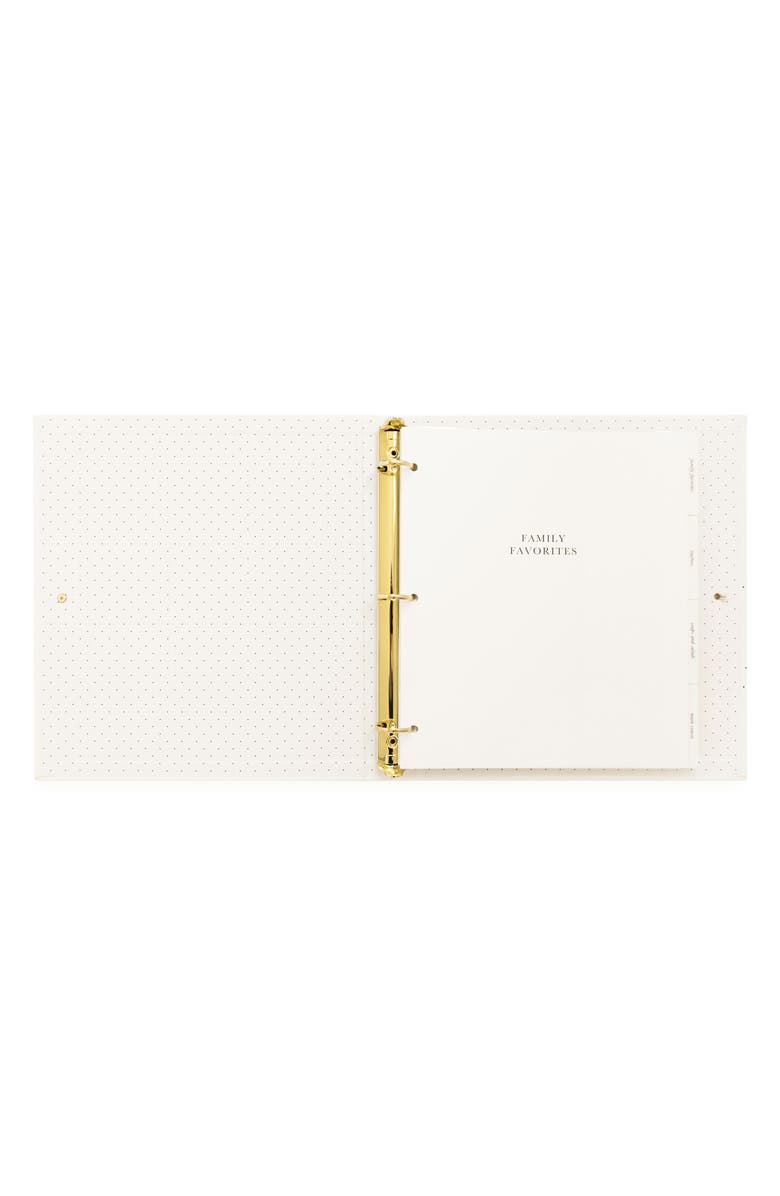 Sugar Paper Recipe Binder, Alternate, color, White