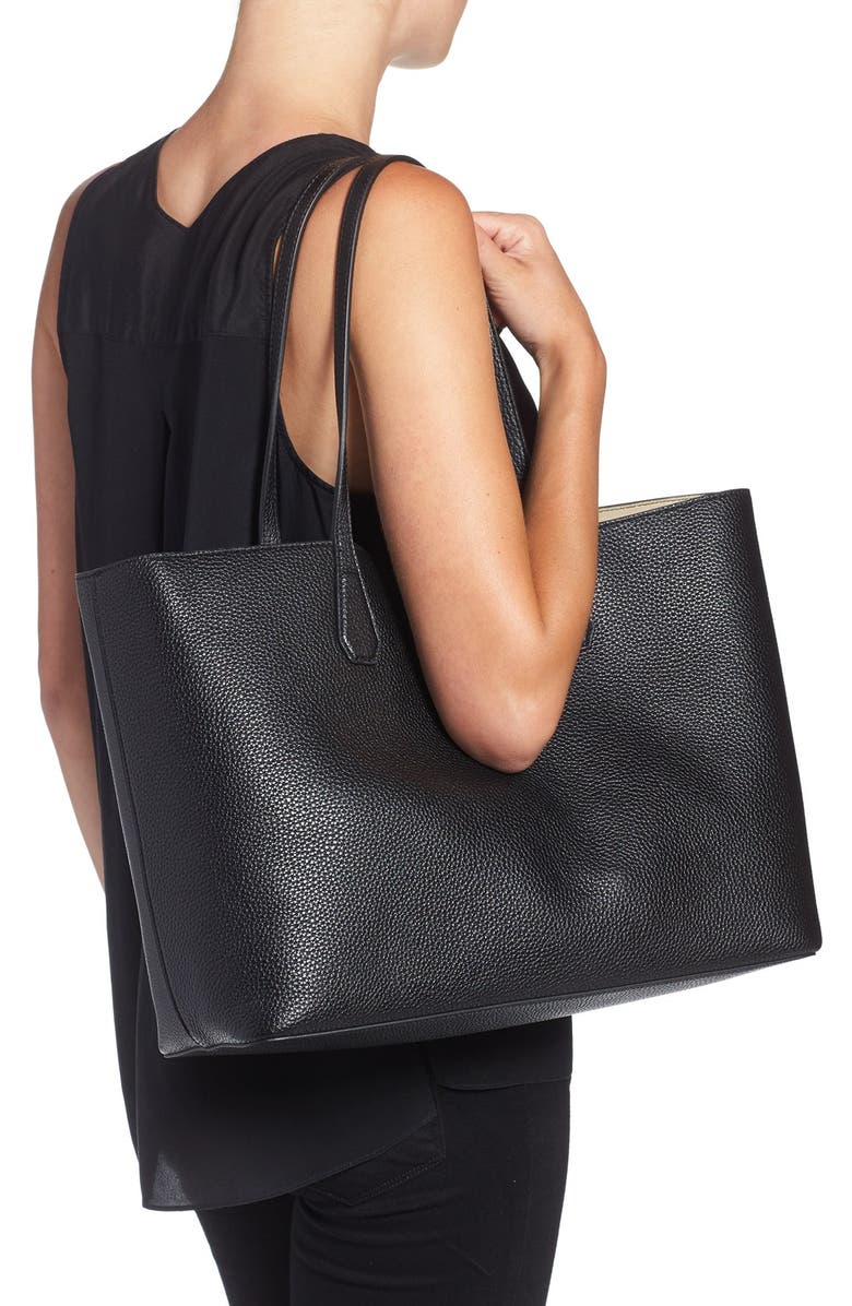 Tory Burch 'Perry' Leather Tote, Alternate, color,