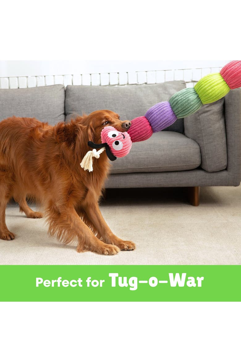 Rope Caterpillar, 45 Inch Dog Toy, Alternate, color, Multicolored