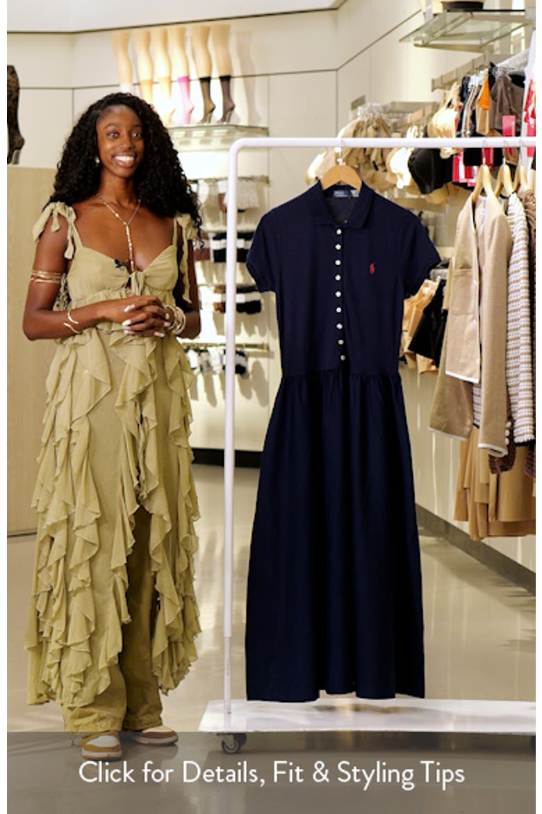 Hybrid Mesh Polo Bodice Dress video