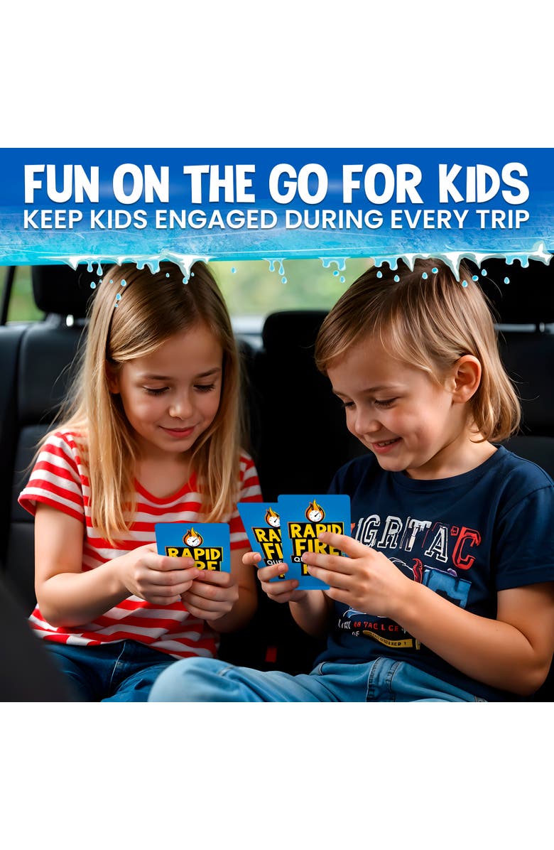 Quokka Kids Conversation Card Game, Alternate, color, Travel Kids Compact