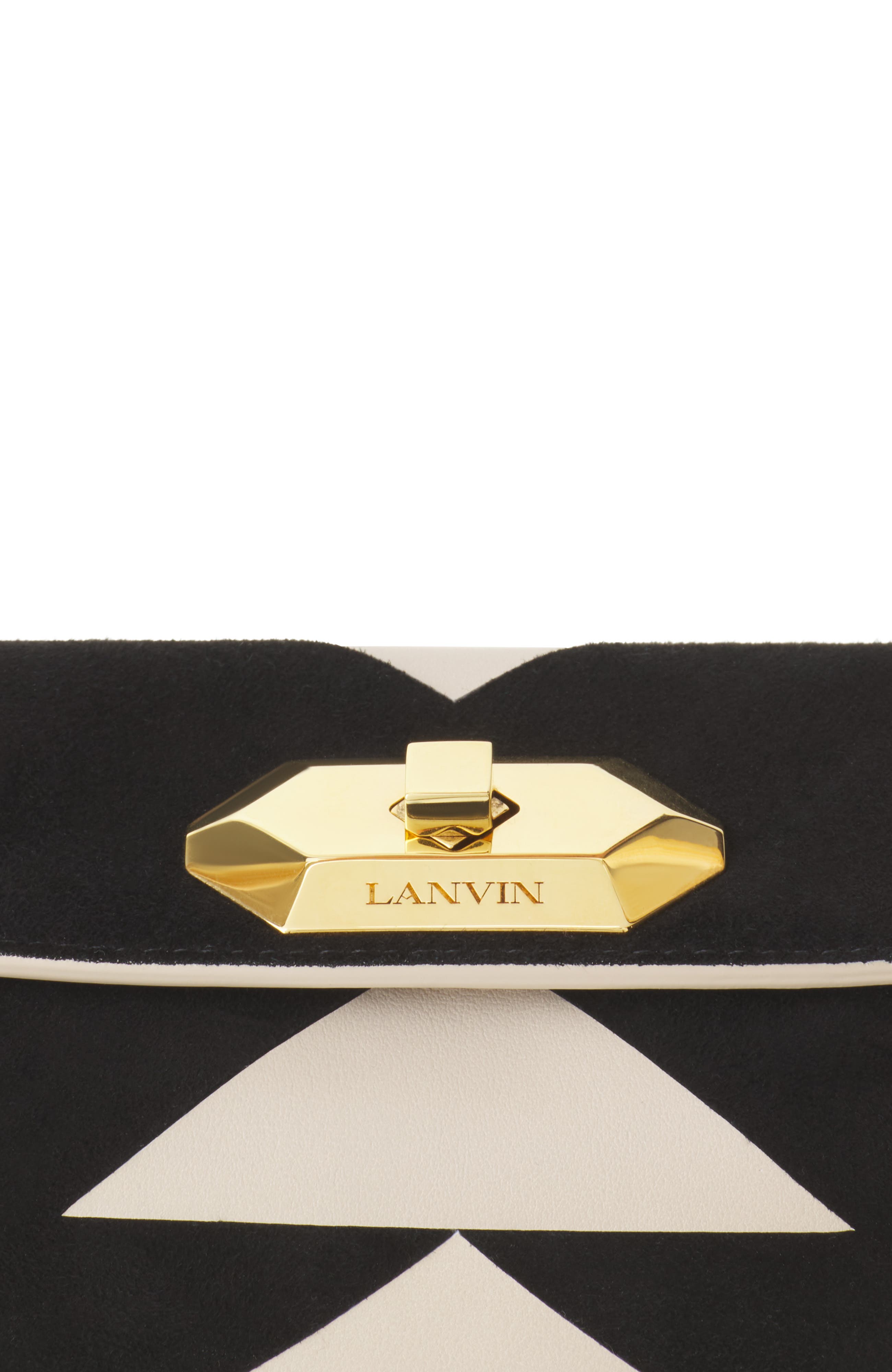 Compagnon 20 Leather Bag, Alternate, color, Ecru/Black