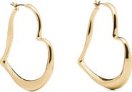 Kate Spade New York heart hoop earrings