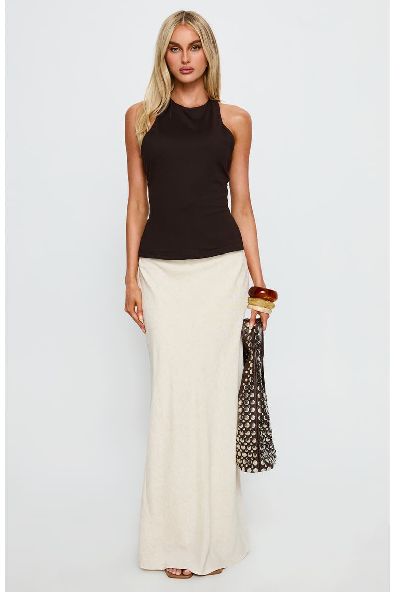 Harlene Racerback Top, Alternate, color, BROWN