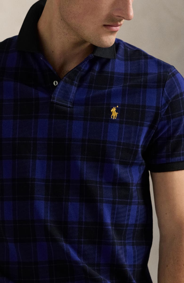 Polo Ralph Lauren Plaid Cotton Piqué Polo, Alternate, color,