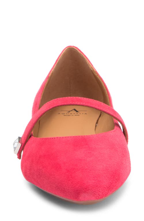 Aquatalia Priya Pointed Toe Pump In Raspberry