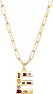 Adornia Initial Pendant Necklace