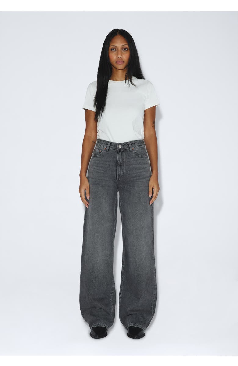 Dr. Denim Donna High Relaxed Jeans, Alternate, color, Mid Grey Used