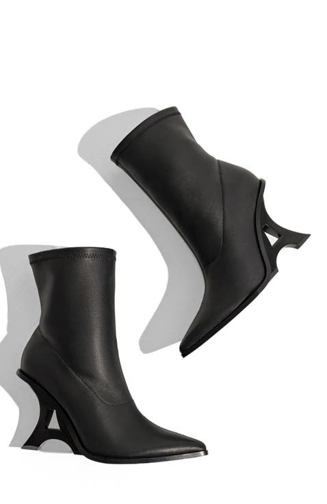 The Eiffel Heeled Leather Boot