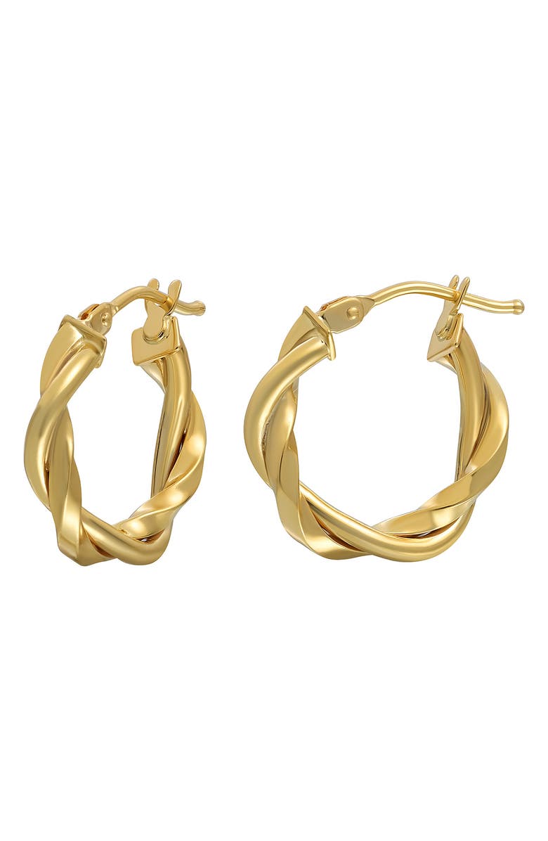 Bony Levy 14K Gold Twisted Hoop Earrings, Main, color, 