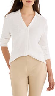 NIC+ZOE Texture Stretch Knit Shirt