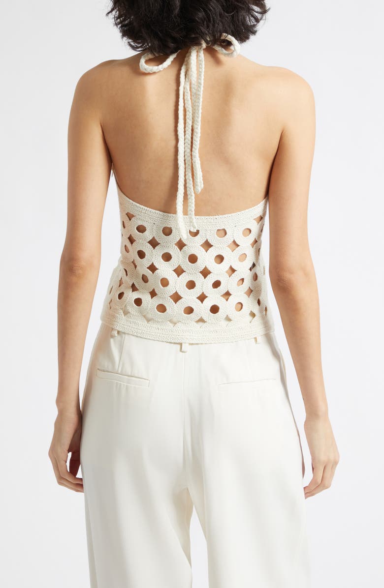 Reiss Celia Cutout Tank, Alternate, color, White