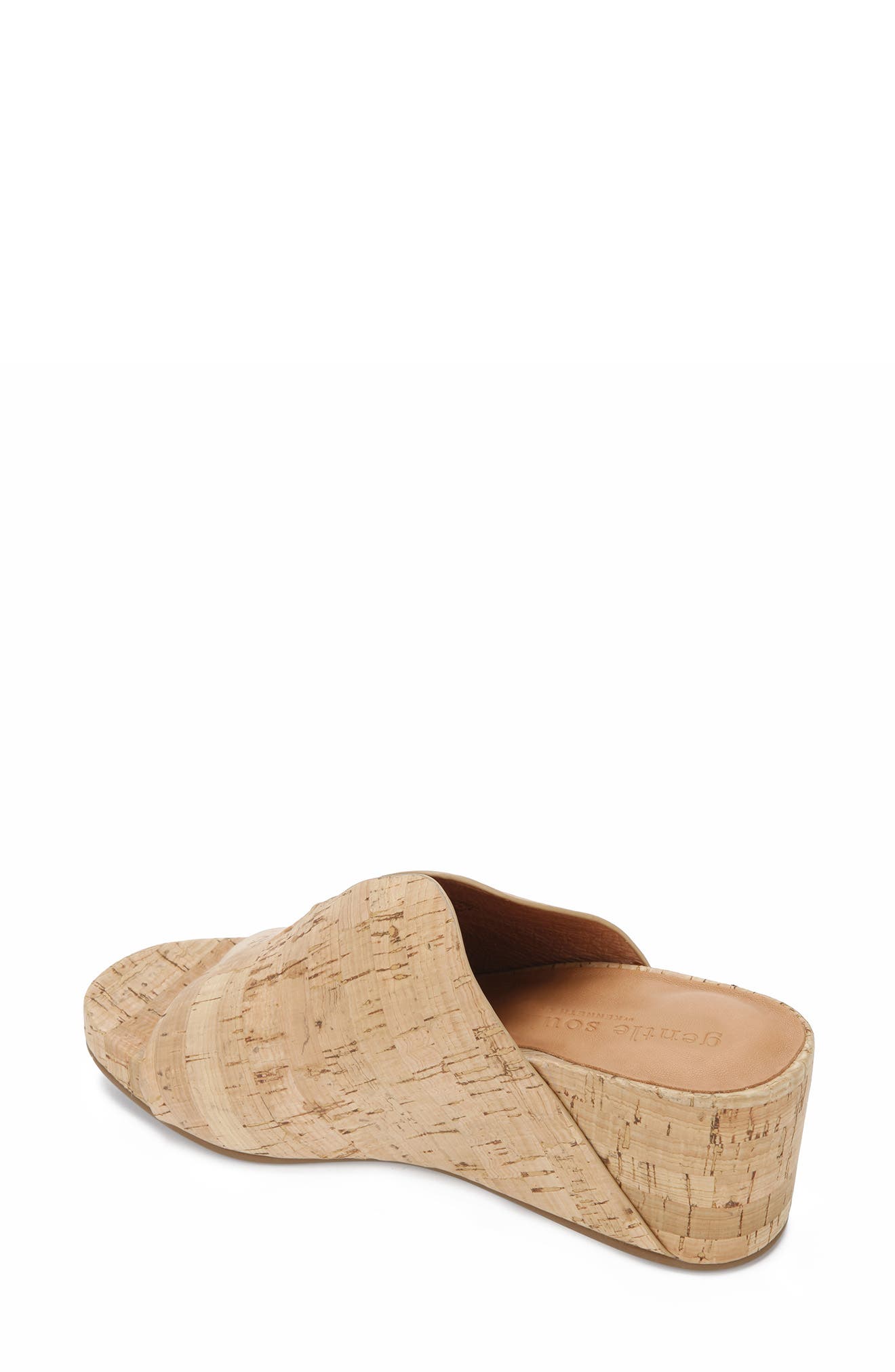 Signature Gisele 65 Slide Wedge Sandal, Alternate, color, NATURAL CORK